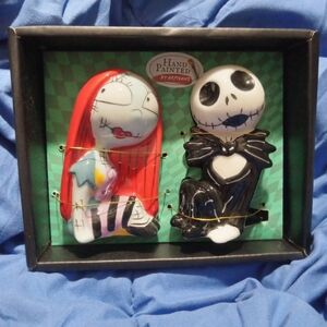 NEW Nightmare Before Christmas Collectable Jack&Sally Salt&Pepper Shaker Set